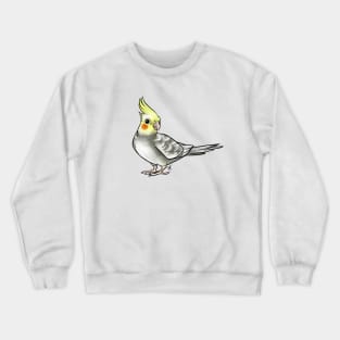 Bird - Cockatiel - Pied Crewneck Sweatshirt